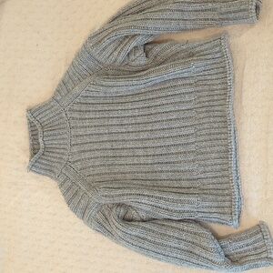 H&M Chunky Knit Cropped Turtleneck